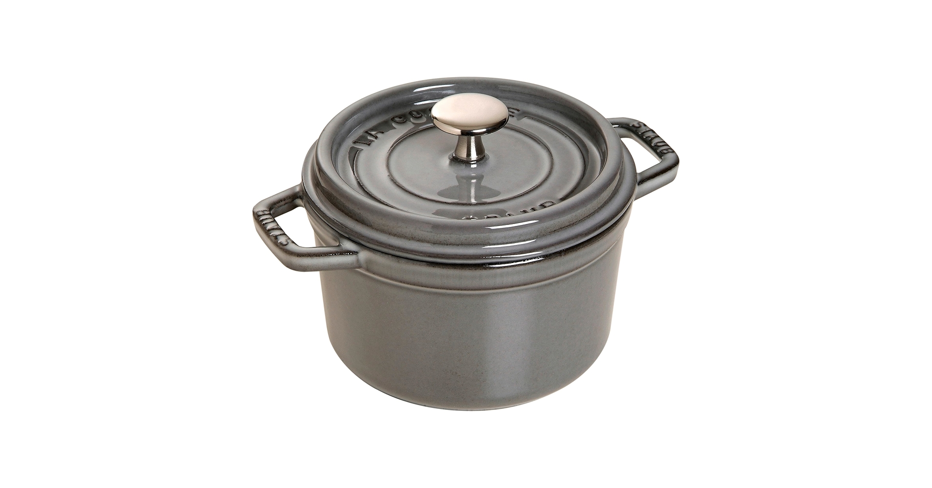 Amazon.com: STAUB Mini Round Dutch Oven 0.75-Quart Graphite